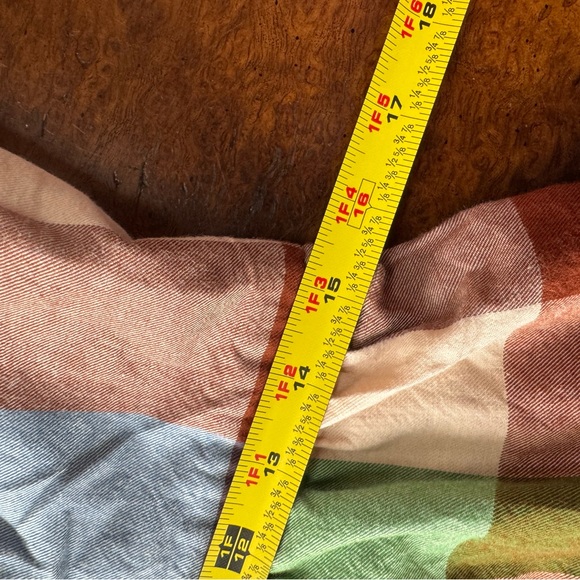 Thinking Mu 100% cotton Paola Madras Plaid/Check dress - Picture 6 of 7